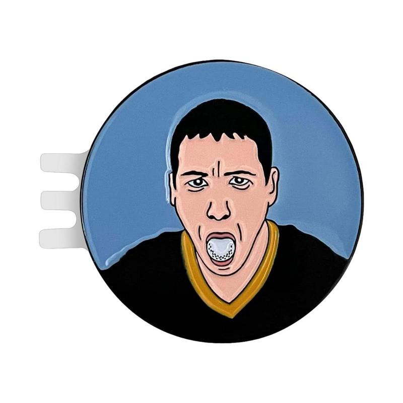 Golfo kamuoliuko žymeklis Golfo kepurės segtukas Magnetinis lydinio žymeklis golfo priedai Eksploatacijos dangteliai spaustukai golfo žymekliai vyrams moterims, dovanų pristatymas