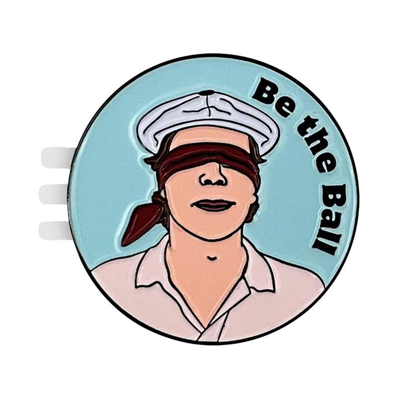 Golfo kamuoliuko žymeklis Golfo kepurės segtukas Magnetinis lydinio žymeklis golfo priedai Eksploatacijos dangteliai spaustukai golfo žymekliai vyrams moterims, dovanų pristatymas