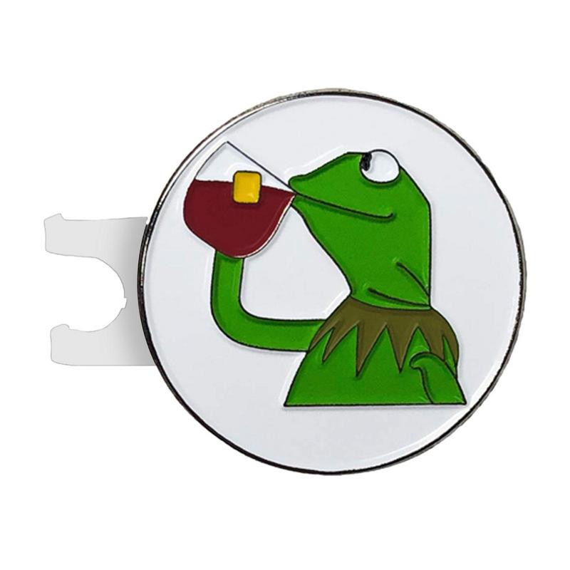 Golfo kamuoliuko žymeklis Golfo kepurės segtukas Magnetinis lydinio žymeklis golfo priedai Eksploatacijos dangteliai spaustukai golfo žymekliai vyrams moterims, dovanų pristatymas