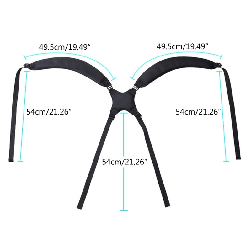 Golf hátizsák Nylon pántok csere Állítható Golf dupla válltáska pántok kültéri golftáska tartozékok Tartós