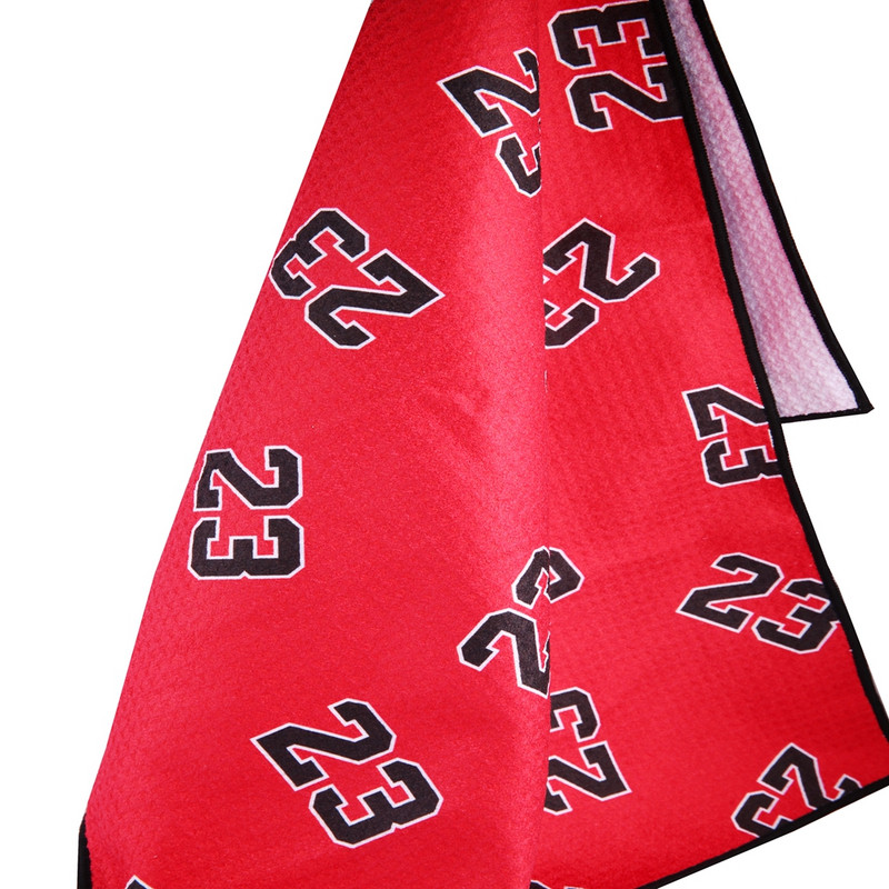 Μωβ 24 εμπριμέ 40*60cm πετσέτα γκολφ βάφλα