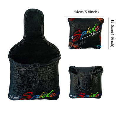 Golfi putteri kate Golf Square Mallet Putteri peakatte magnetiline peakate – see on Oranges Mallet peakate sobib kõikidele kaubamärkidele