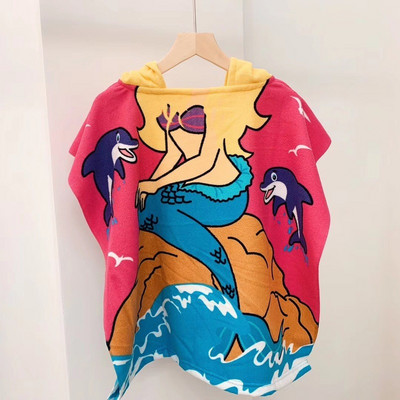 Baby Beach Poncho Microfiber Πετσέτα Surf Pool Μπουρνούζι Αλλαγή Ρόμπας Κορίτσι Αγόρι Quick Dry βαμβακερές πετσέτες μπάνιου για παιδιά