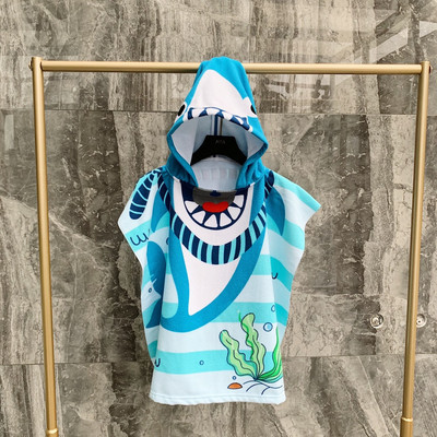 Baby Beach Poncho Microfiber Πετσέτα Surf Pool Μπουρνούζι Αλλαγή Ρόμπας Κορίτσι Αγόρι Quick Dry βαμβακερές πετσέτες μπάνιου για παιδιά