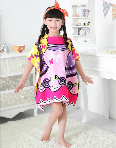 Baby Beach Poncho Microfiber Πετσέτα Surf Pool Μπουρνούζι Αλλαγή Ρόμπας Κορίτσι Αγόρι Quick Dry βαμβακερές πετσέτες μπάνιου για παιδιά