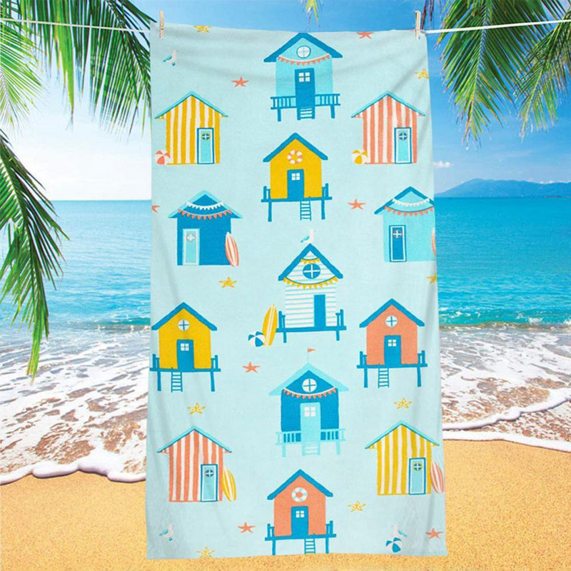 Praktičan ručnik za plivanje Ručnik za plažu na dodir koji se brzo suši Mekani ručnik za plažu za jogu za kupanje u teretani Snažno upijanje