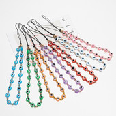 Lanț de telefon cu ochi rău de modă, margele din rășină, curea pentru telefon mobil, accesorii colorate pentru farmecul pentru telefon mobil, bijuterii pentru femei, fete