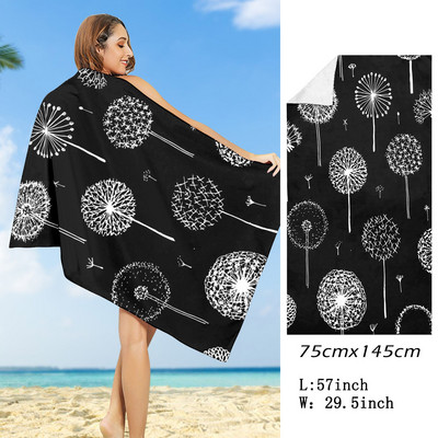 Prosop de plajă ocazional Prosop pentru sporturi acvatice în aer liber Prosop cu uscare rapidă Prosoape de înot pentru surf Covoraș mare de yoga portabil Pături pentru scaun de plajă