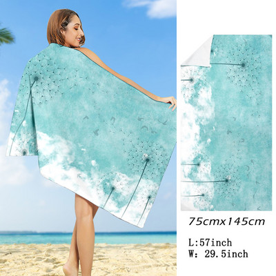 Prosop de plajă ocazional Prosop pentru sporturi acvatice în aer liber Prosop cu uscare rapidă Prosoape de înot pentru surf Covoraș mare de yoga portabil Pături pentru scaun de plajă