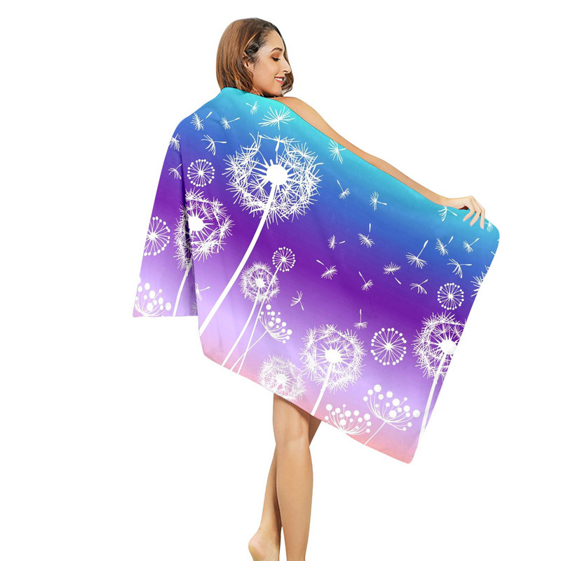 Prosop de plajă ocazional Prosop pentru sporturi acvatice în aer liber Prosop cu uscare rapidă Prosoape de înot pentru surf Covoraș mare de yoga portabil Pături pentru scaun de plajă