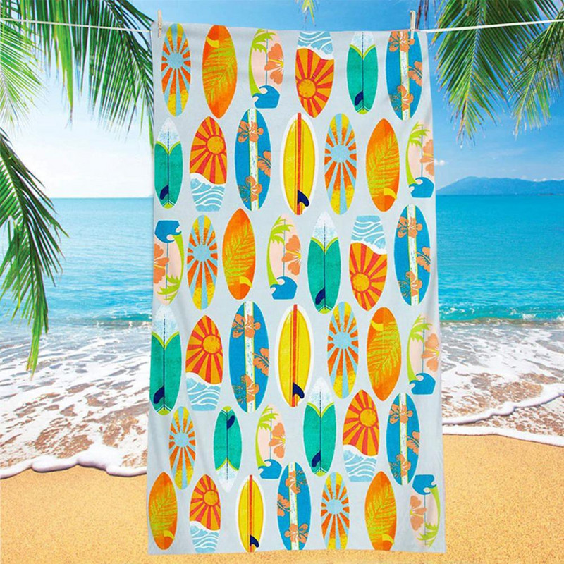 Πετσέτα κολύμβησης που δεν ξεθωριάζει εύκολα Άνετη ισχυρή απορρόφηση Εξαιρετικά μεγάλη πετσέτα θαλάσσης πετσέτα εξωτερικού χώρου Αξεσουάρ παραλίας