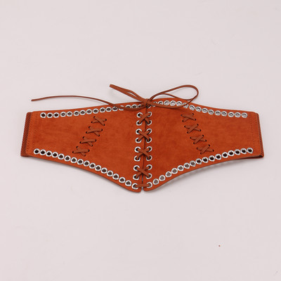 Retro pits Lipsunöör Elastne naiste vöö kulumine väljastpoolt aasaga vöökoht dekoratiivne korsett naistele Cummerbunds särkkleit