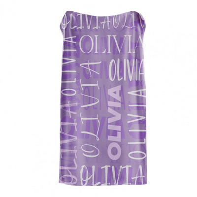 Kulumiskindel ujumisrätik Pehme niiskust imav Inglise trükkimine Spa käterätik Kiirelt kuivav vannirätik ujumisfitness