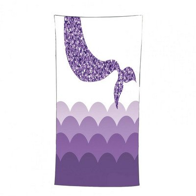 Vannirätik pehme ja mugav õhuke merineitsi sabakaalud mikrokiust rannarätik Kokkupandav rannatekk Sporditarvikud