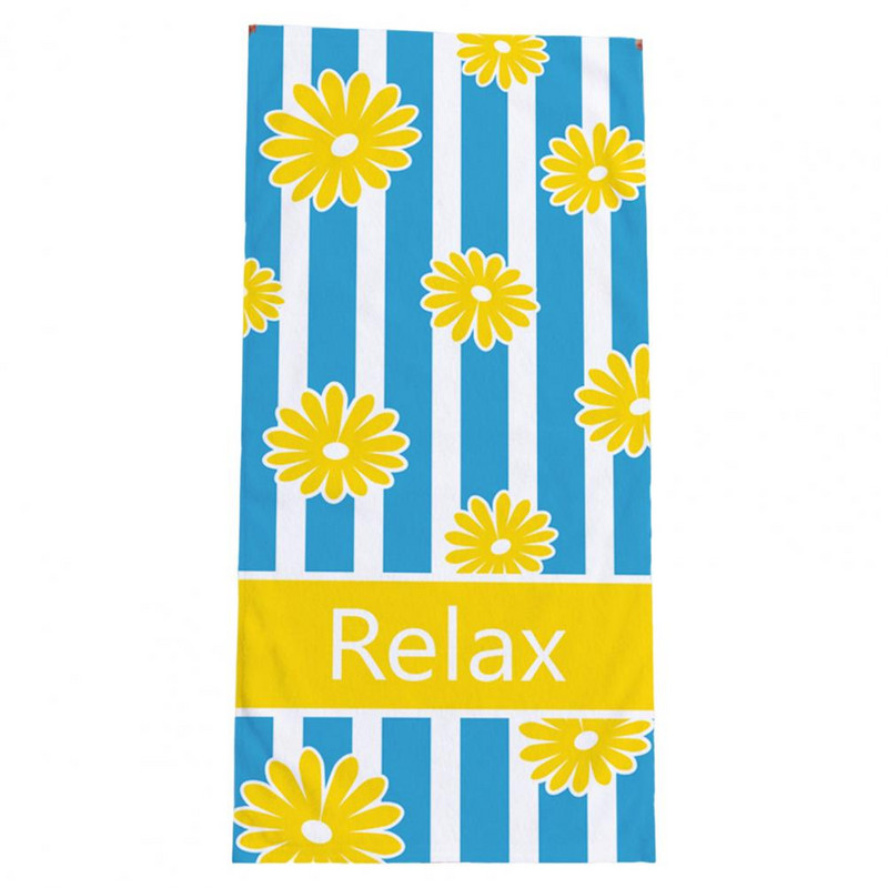 Laikykite sausą ryškių spalvų animacinių filmų spausdinimo baseino rankšluosčių paplūdimio reikmenys