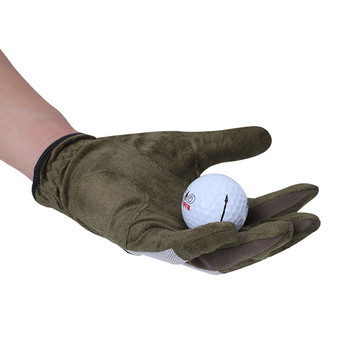 PLAYEAGLE Горещи продавани микрофибърни мъжки ръкавици за голф с лява ръка 2 бр. Промоционални меки дишащи неплъзгащи се ръкавици Спортни ръкавици на открито