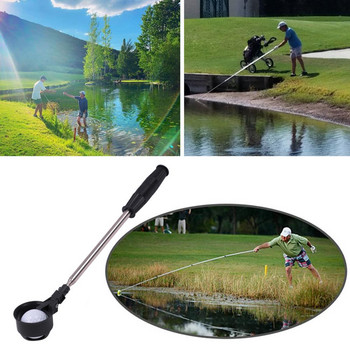 Εργαλεία παραλαβής μπάλας του γκολφ Τηλεσκοπικό Retriever Golf Pick Up Grabber Επεκτάσιμα βοηθήματα εκπαίδευσης γκολφ για νερό