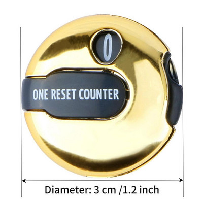 Mini Golf Score Stroke Counter Contor portabil pentru scoruri de golf Clicker Marcator compact Dispozitiv precis de păstrare a scorului de golf pentru jucători de golf