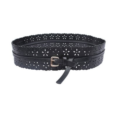 Ζώνη με κούφιο κορσέ Μαλακή δερμάτινη ζώνη Φαρδιές ζώνες για γυναίκες που τυλίγονται γύρω από Cummerbund Ζώνες παντελονιών