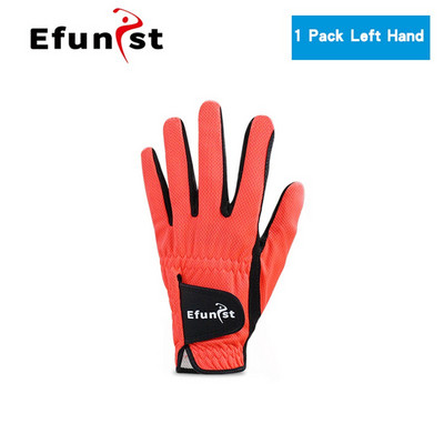 Meeste golfikinnas Mikropehmest kiust hingav 1 paar või kantud vasakul/paremal käel koos võluteibiga Elastne riba 5 värvi golfikindad