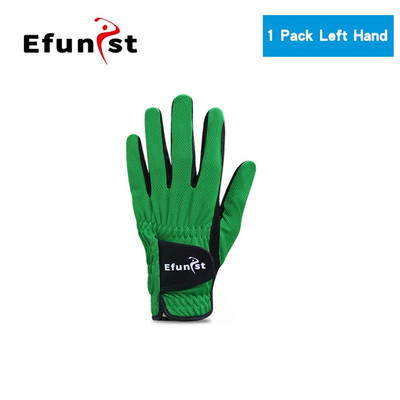 Meeste golfikinnas Mikropehmest kiust hingav 1 paar või kantud vasakul/paremal käel koos võluteibiga Elastne riba 5 värvi golfikindad