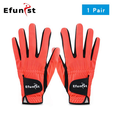 Meeste golfikinnas Mikropehmest kiust hingav 1 paar või kantud vasakul/paremal käel koos võluteibiga Elastne riba 5 värvi golfikindad