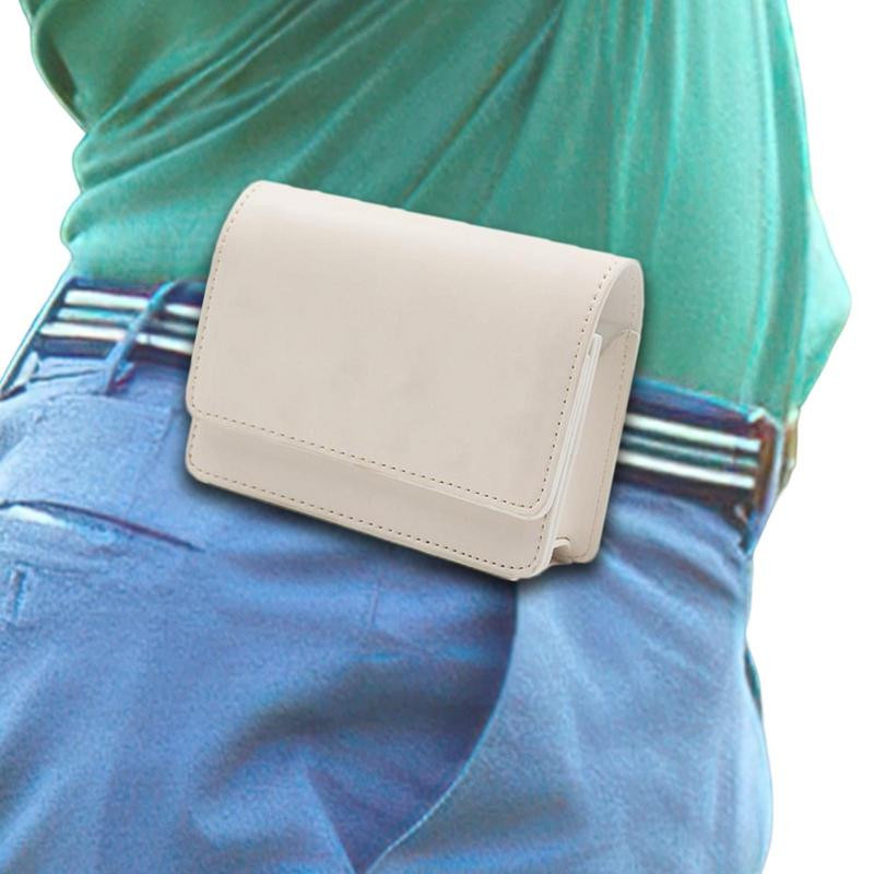 Golfi kaugusmõõtja hoiukott Kaasaskantav golfi PU nahast laserkaugusmõõturi kohver, väike pehme sisevoodriga kott golfi jaoks