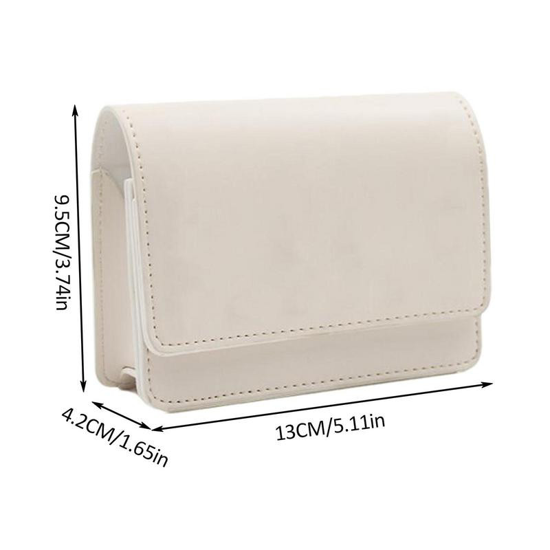 Golfi kaugusmõõtja hoiukott Kaasaskantav golfi PU nahast laserkaugusmõõturi kohver, väike pehme sisevoodriga kott golfi jaoks