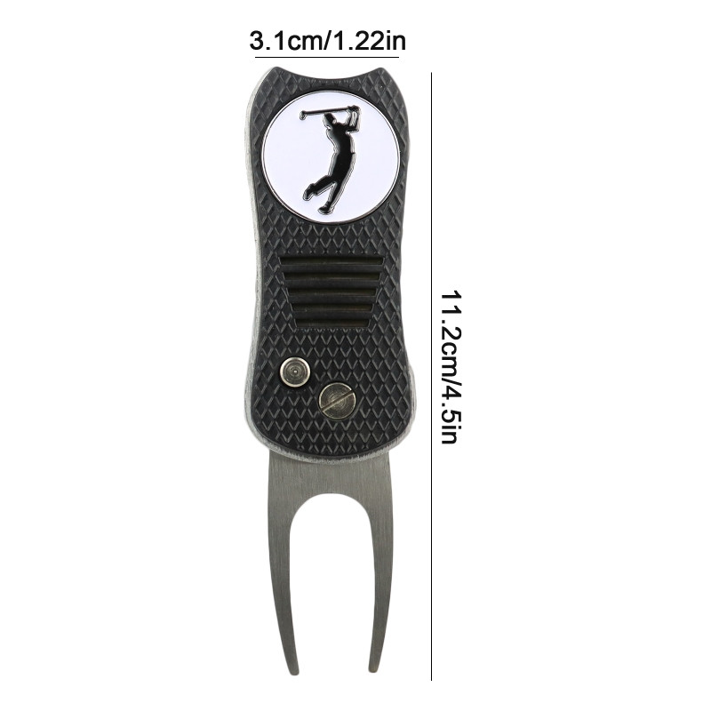 Golfo kamuoliukų įrankių valiklis Golf Putting Green Fork Golfo treniruočių priemonės