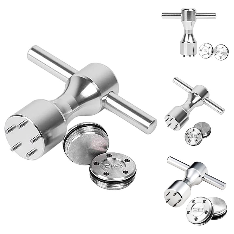 Golfo svarmenų rinkinys 2 vnt. su golfo svarmenų veržliarakčiu, tinka tituluotojui Scotty Cameron Putter