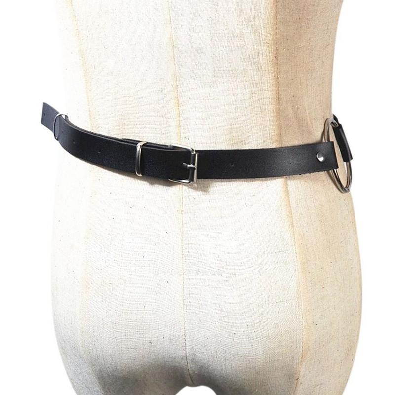 Moodne ringikujuline rõngas vöörihm Vintage metallist vöö naistele hip-hopi stiilis kleit, kummipaelad, rõivad, aksessuaarid