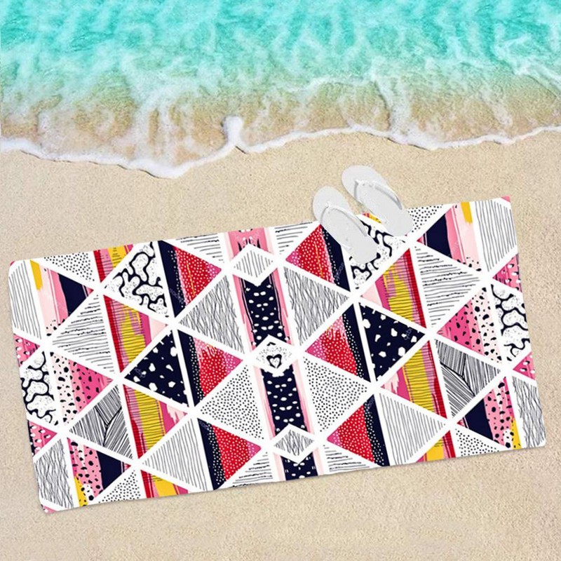 Ručnik za kampiranje Praktični ručnik od mikrovlakana svijetlih boja 150x75 cm Europa Američki stil Brzo sušeći ručnik za plažu Svakodnevna upotreba