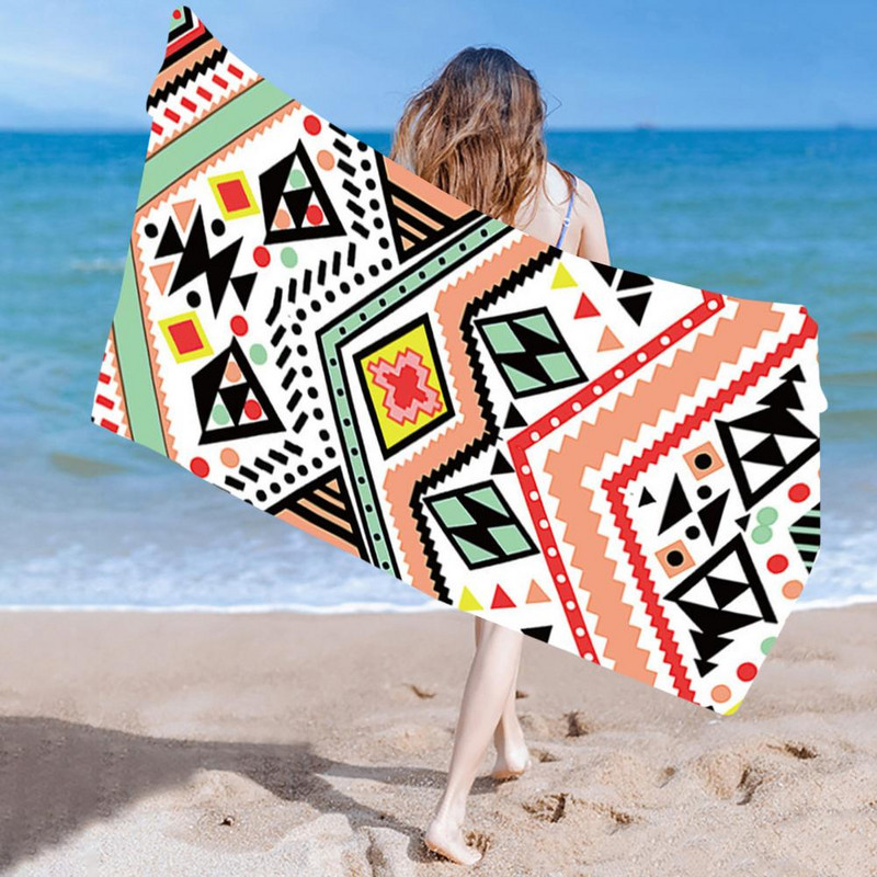 Ručnik za kampiranje Praktični ručnik od mikrovlakana svijetlih boja 150x75 cm Europa Američki stil Brzo sušeći ručnik za plažu Svakodnevna upotreba