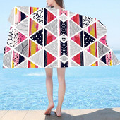 Úszótörölköző Puha textúrájú zuhanytörölköző Légáteresztő Törölköző Praktikus 150x75cm Túlméretes nedvszívó strandtörölköző takaró