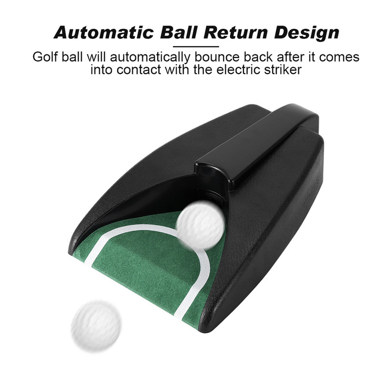 Putting Cups Automatic Trainer Αντοχή στη φθορά Επαναφερόμενοι Putters Αξεσουάρ γκολφ Μπαταρία που λειτουργεί με μπαταρία