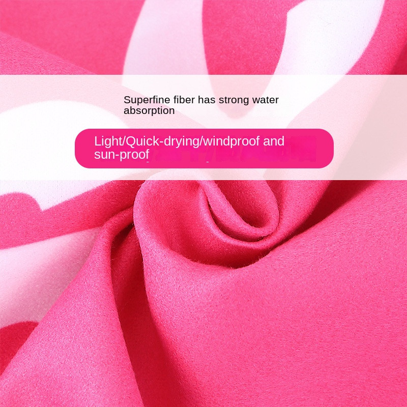 h-Printed Πετσέτα παραλίας διπλής όψης Velvet L Πετσέτα μπάνιου κολύμβησης με ταχεία στέγνωμα Πετσέτα μπάνιου από μικροΐνες