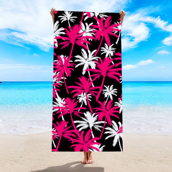 h-Digital Printing Πετσέτα παραλίας Θήκη μπάνιου από μικροΐνες Seaside Cushion Quick Dry Towel Πετσέτα μικροϊνών