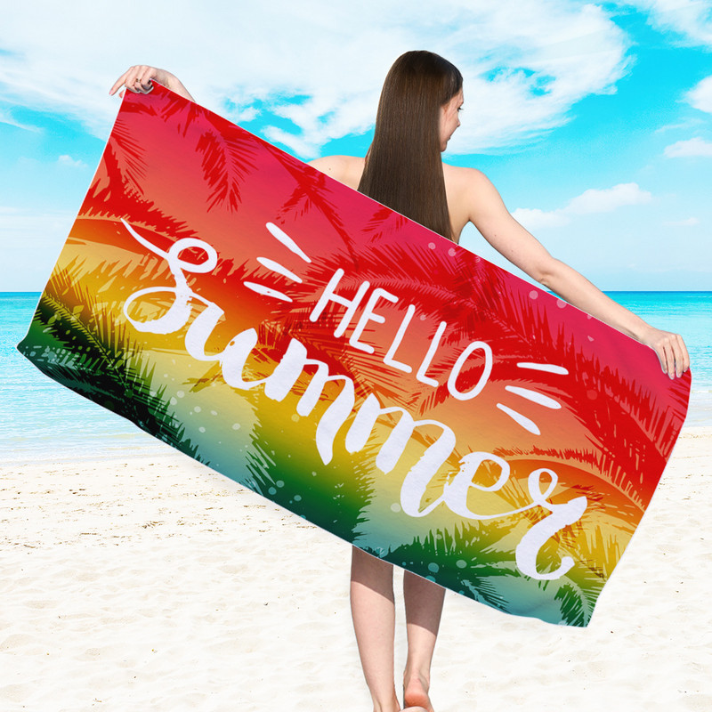 h-digitaalne printimine rannarätikute mikrokiust vanniümbris mereäärne padi, kiirelt kuivav mikrokiust rätik