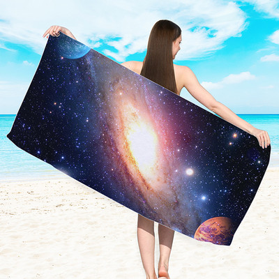 h-Microfiber Rannarätik imav spordirätik digitaaltrüki rätikud Rannarätikud täiskasvanutele, suured