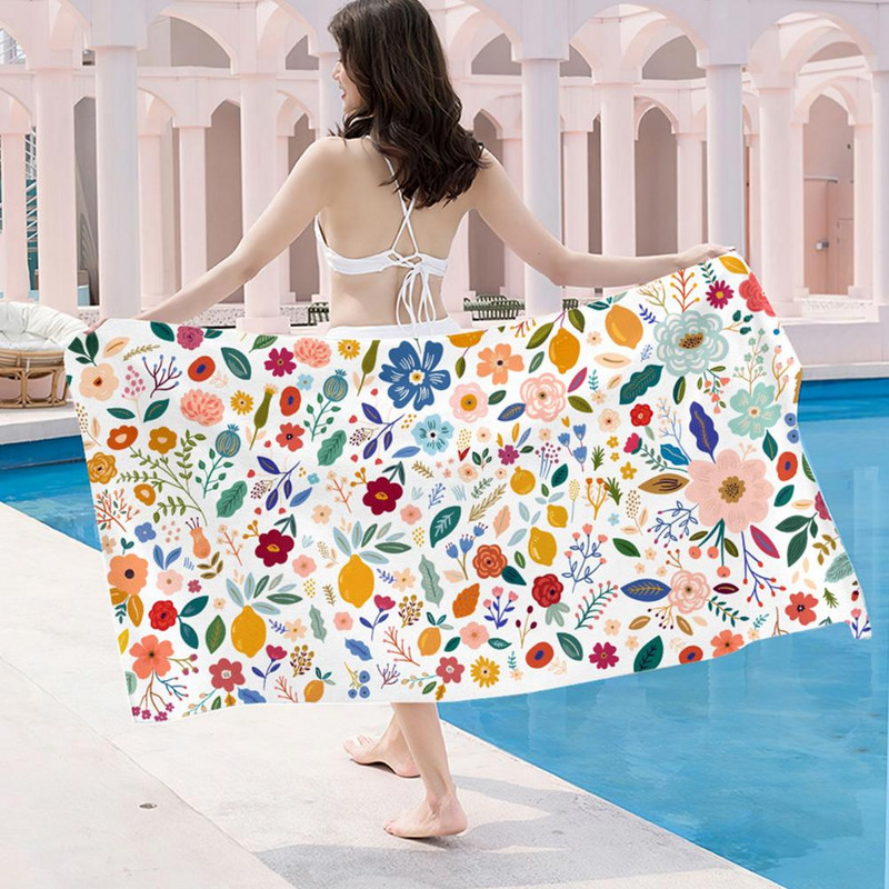 Prosop de duș Prosop de înot subțire Respirabil Absorbție puternică Universal 80x160cm Călătorie în aer liber Prosop de plajă portabil