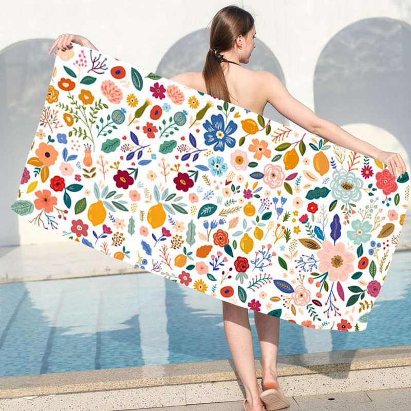 Prosop de duș Prosop de înot subțire Respirabil Absorbție puternică Universal 80x160cm Călătorie în aer liber Prosop de plajă portabil