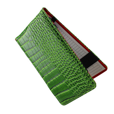 PU-nahast golfikaardihoidja tarvikud Vastupidav professionaalne mitmekülgne 18x11cm Yardage raamatukaan isadepäeva kingituseks