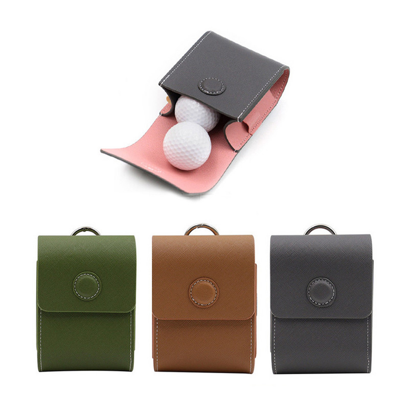 Golfi pallikoti kaugusmõõtja MagneticCase instrument Põrutuskindel veekindel diastimeetriga nahast ümbris Golfi kaasaskantav vöökott