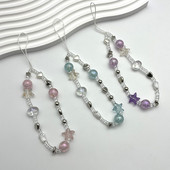 Mobiiltelefoni rihmad Telefon DIY käsitsi valmistatud helmed randmepaelad telefoniümbrise jaoks Foriphone võtmehoidja võtmehoidja kaelarihmaga käevõru