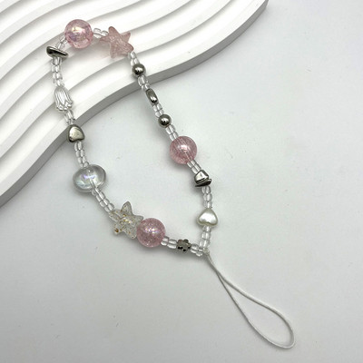 Mobiiltelefoni rihmad Telefon DIY käsitsi valmistatud helmed randmepaelad telefoniümbrise jaoks Foriphone võtmehoidja võtmehoidja kaelarihmaga käevõru