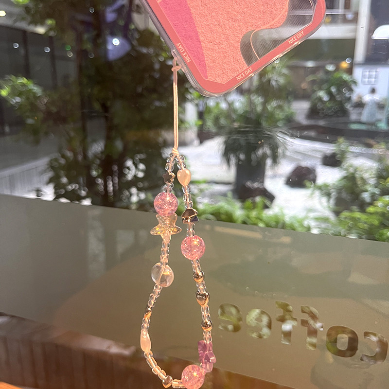 Mobiiltelefoni rihmad Telefon DIY käsitsi valmistatud helmed randmepaelad telefoniümbrise jaoks Foriphone võtmehoidja võtmehoidja kaelarihmaga käevõru