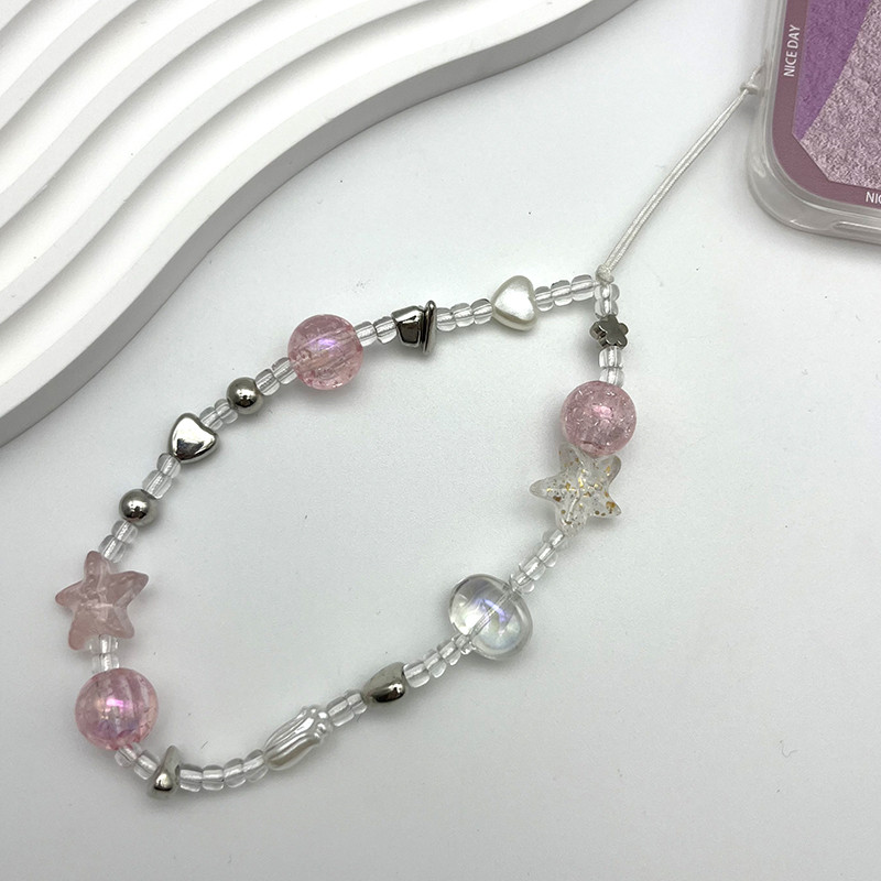 Mobiiltelefoni rihmad Telefon DIY käsitsi valmistatud helmed randmepaelad telefoniümbrise jaoks Foriphone võtmehoidja võtmehoidja kaelarihmaga käevõru