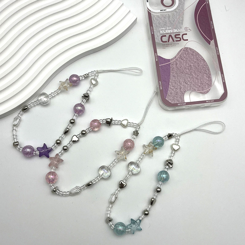 Mobiiltelefoni rihmad Telefon DIY käsitsi valmistatud helmed randmepaelad telefoniümbrise jaoks Foriphone võtmehoidja võtmehoidja kaelarihmaga käevõru