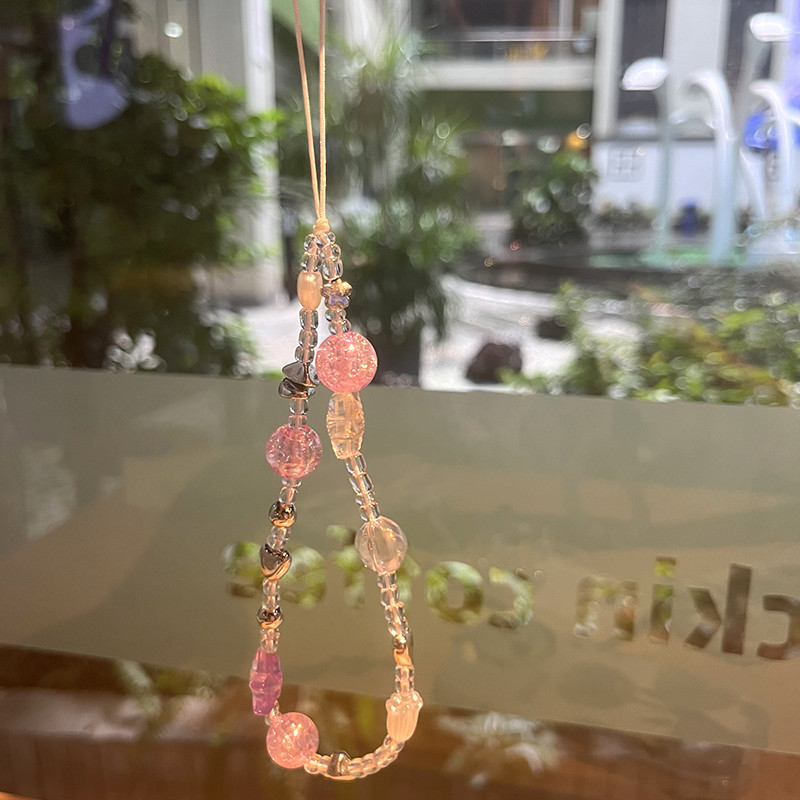 Mobiiltelefoni rihmad Telefon DIY käsitsi valmistatud helmed randmepaelad telefoniümbrise jaoks Foriphone võtmehoidja võtmehoidja kaelarihmaga käevõru