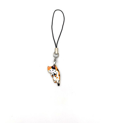 Μίνι γάτα Smart Phone Lanyards για iPhone/Samsung/Huawei Διακόσμηση θήκης Χαριτωμένα κλειδιά Διακοσμητικά αλυσίδας Θήκες τηλεφώνου Γούρια